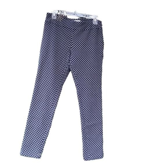 CATO WOMENS BLACK/WHITE PANTS SIZE 8 - Picture 2 of 7